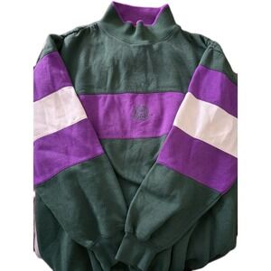 Oakton Limited Color Block Sweatshirt - USA Made - Vintage 90s Y2K - Mens Medium